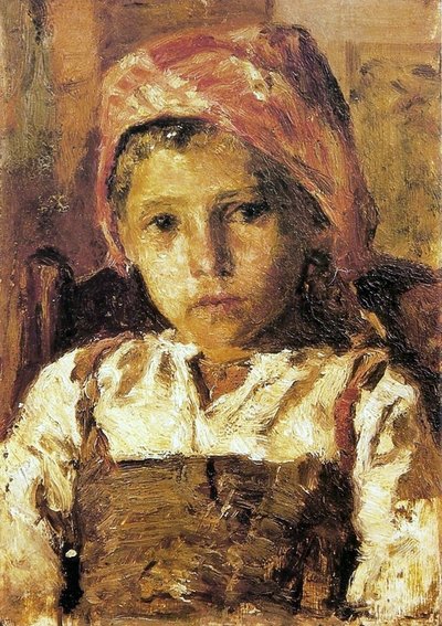 Head of a Girl by Antonio Carvalho Silva de Porto